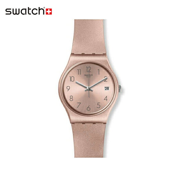 【スーパーSALEP10倍！抽選で最大100％Pバック】【公式ストア】Swatch スウォッチ PINKBAYA ピンクバヤ GP403 Originals(オリジナルズ) Gent(ジェント) 【送料無料】 (素材)ベルト：シリコン ケース：プラスティック レディース