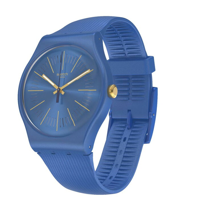 楽天市場】【公式ストア】Swatch スウォッチ CYDERALBLUE サイダールブルー SUON143Originals(オリジナルズ) New Gent(ニュージェント) 【送料無料】(素材)ベルト:シリコン ケース:プラスティック : スウォッチ公式オンラインストア