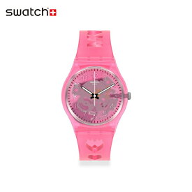 【公式ストア】Swatch スウォッチ LOVE WITH ALL THE ALPHABET ラブ・ウィズ・オール・ザ・アルファベット GZ354Originals(オリジナルズ) Gent(ジェント) 【送料無料】(素材)ベルト：シリコン ケース：プラスティックレディース 腕時計 人気 定番 プレゼント