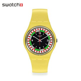 【公式ストア】Swatch スウォッチ YEL_RACE イエロー_レース SO31J400Originals(オリジナルズ) Gent(ジェント) 【送料無料】(素材)ベルト：バイオ由来素材 ケース：bioceramicメンズ レディース 腕時計 人気 定番 プレゼント