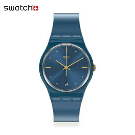 【公式ストア】Swatch スウォッチ PEARLYBLUE パーリーブルー GN417Originals(オリジナルズ) Gent(ジェント) 【送料無料】(素材)ベルト：シリコン ケース：プラスティックメンズ レディース 腕時計 人気 定番 プレゼント