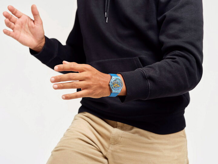 楽天市場】【公式ストア】Swatch スウォッチ SHIMMER BLUE シーマー 