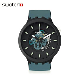 【公式ストア】Swatch スウォッチ NIGHT TRIP ナイト・トリップ SB03B107Originals(オリジナルズ) BIG BOLD(ビッグ・ボールド) 【送料無料】(素材)ベルト：シリコン ケース：bioceramicメンズ レディース 腕時計 人気 定番 プレゼント