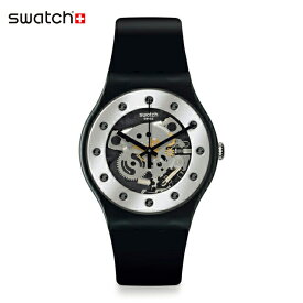 【公式ストア】Swatch スウォッチ SILVER GLAM AGAIN シルバー・グラム・アゲイン SO29B109Originals(オリジナルズ) New Gent(ニュー・ジェント) 【送料無料】(素材)ベルト：バイオ由来素材 ケース：バイオ由来素材レディース 腕時計 人気 定番 プレゼント