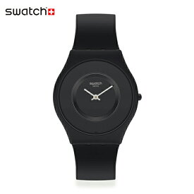 【公式ストア】Swatch スウォッチ CARICIA NEGRA カリシア・ネグラ SS09B100Originals(オリジナルズ) SKIN Classic(スキン・クラシック) 【送料無料】(素材)ベルト：バイオ由来素材 ケース：バイオ由来素材メンズ レディース 腕時計 人気 定番 プレゼント