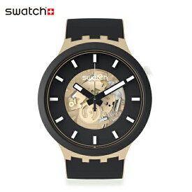 【公式ストア】Swatch スウォッチ TIME FOR TAUPE タイム・フォー・トープ SB03C100Originals(オリジナルズ) BIG BOLD(ビッグ・ボールド) 【送料無料】(素材)ベルト：シリコン ケース：Bioceramicメンズ レディース 腕時計 人気 定番 プレゼント