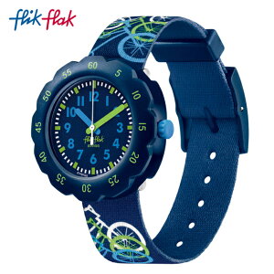 【公式】Flik Flak フリックフラック RIDE ALONG ライド・アロン FPSP065 Swatch(スウォッチ) キッズ 腕時計 男の子 ブルー アナログ クオーツ 3気圧防水