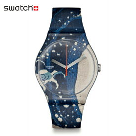 【公式ストア】Swatch スウォッチ THE GREAT WAVE BY HOKUSAI & ASTROLABE ザ・グレート・ウェーブ・バイ・ホクサイ＆アストロラーベ SUOZ351Originals(オリジナルズ) NEW GENT(ニュー・ジェント) 【送料無料】メンズ レディース 腕時計 人気 定番 プレゼント