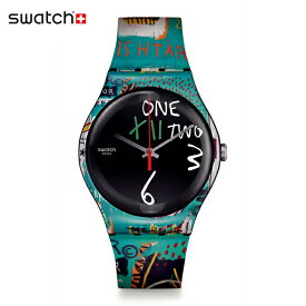 【公式ストア】Swatch スウォッチ ISHTAR BY JEAN-MICHEL BASQUIAT イシュタル　バイ・ジャン・ミシェル・バスキア SUOZ356Originals(オリジナルズ) NEW GENT(ニュー・ジェント) 【送料無料】メンズ レディース 腕時計 人気 定番 プレゼント