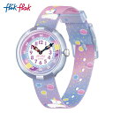 【お買い物マラソン期間はP10倍！】【公式】Flik Flak フリックフラック CUDDLY UNICORN カーデリー・ユニコーン FBNP213 Swatch(スウォッチ) キッズ 腕時計 女の子 かわいい ピンク アナログ クオーツ 3気圧防水