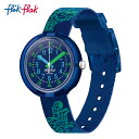 【お買い物マラソン期間はP10倍！】【公式】Flik Flak フリックフラック CYBEROZAURUS サイベロザウルス FPNP135 Swatch(スウォッチ) キッズ 腕時計 男の子 ブルー アナログ クオーツ 3気圧防水