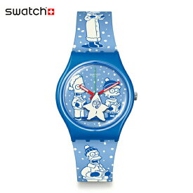 【公式ストア】Swatch スウォッチ TIDINGS OF JOY タイディングス・オブ・ジョイ SO28Z126Originals(オリジナルズ) Gent(ジェント) 【送料無料】(素材)ベルト：シリコン ケース：バイオ由来素材メンズ レディース 腕時計 人気 定番 プレゼント