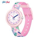 【お買い物マラソン期間はP10倍！】【公式】Flik Flak フリックフラック ART LOVER アート・ラバー FPNP142 Swatch(スウォッチ) キッズ 腕時計 女の子 かわいい ピンク アナログ クオーツ 3気圧防水