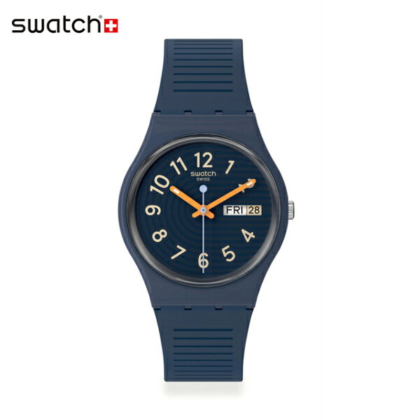【スーパーSALEP10倍！抽選で最大100％Pバック】【公式】Swatch スウォッチ TRENDY LINES AT NIGHT トレンディ・ラインズ・アット・ナイト SO28I700   メンズ レディース 腕時計 クオーツ アナログ 3気圧防水 ブルー スイスブランド おしゃれ ギフト プレゼント