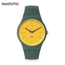 【公式ストア】Swatch スウォッチ GOLD IN THE GARDEN ゴールデン・イン・ザ・ガーデン SO29G103Originals(オリジナルズ) New Gent(ニュー・ジェント) 【送料無料】(素材)ベルト：バイオ由来素材メンズ レディース 腕時計 人気 定番 プレゼント