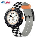 【超ポイントバック祭期間は最大P22倍！】【公式】Flik Flak フリックフラック RACE FLAG レース・フラッグ FPSP069 Swatch(スウォッチ) キッズ 腕時計 男の子 ブラック アナログ クオーツ 3気圧防水