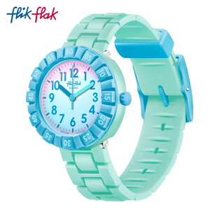 【公式】Flik Flak フリックフラック BLUE SPLASH ブルー スプラッシュ FCSP126 Swatch(スウォッチ) キッズ 腕時計 男の子 ブルー アナログ クオーツ 3気圧防水