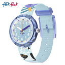【スーパーSALE期間はP10倍！】【公式】Flik Flak フリックフラック TUTAN-TIME トゥタン-タイム FPNP156 Swatch(スウォッチ) キッズ 腕時計 女の子 かわいい ブルー アナログ クオーツ 3気圧防水