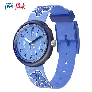 【公式】Flik Flak フリックフラック AIRNIMALS エアニマルズ FPNP157 Swatch(スウォッチ) キッズ 腕時計 男の子 ブルー アナログ クオーツ 3気圧防水