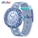 【スーパーSALE期間はP10倍！】【公式】Flik Flak フリックフラック DENIMOLOGY デニモロジー FCSP128 Swatch(スウォッチ) キッズ 腕時計 女の子 男の子 かわいい ブルー アナログ クオーツ 3気圧防水