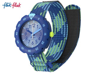 【公式】Flik Flak フリックフラック LOOP IN BLUE ループ イン ブルー FPSP074 Swatch(スウォッチ) キッズ 腕時計 男の子 ブルー アナログ クオーツ 3気圧防水
