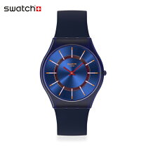 swatch - 稼働品 swatch スウォッチ メンズ腕時計 クロノグラフ ブルー 