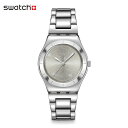 【お買い物マラソン期間はP10倍！】【公式】Swatch スウォッチ PETAL BLISS ペタル・ブリス YLS237G ウィメンズ 腕時計 クオーツ アナログ 3気圧防水 グレー スイスブランド おしゃれ ギフト プレゼント