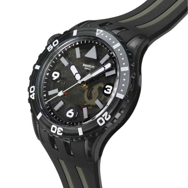 楽天市場】【公式】Swatch スウォッチ SCUBAQUA BLACK SEA NETTLE 