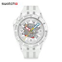 【公式】Swatch スウォッチ SCUBAQUA AURELIA AURITA オウレリア オウリタ SSCU09K100 メンズ 腕時計 クオーツ アナログ 10気圧防水 ホワイト 大きめ スイスブランド おしゃれ ギフト プレゼント