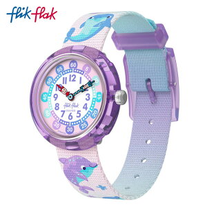 �y���������}���\�����Ԃ�P10�{�I�z�y�����zFlik Flak �t���b�N�t���b�N HAPPY DOLPHINS �n�b�s�[�E�h���t�B���Y FBNP255 Swatch(�X�E�H�b�`) �L�b�Y �r���v ���̎q ���킢�� �p�[�v�� �A�i���O �N�I�[