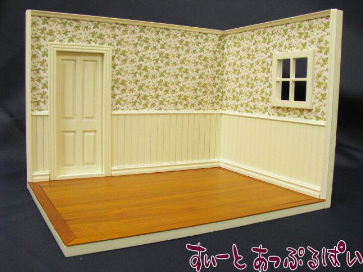 楽天市場】ミニチュア 手作りドールハウスキット 私のお部屋 ホワイト 