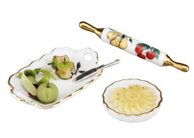 ミニチュア ロイターミニチュア アップルパイ メーキング RP1478-5 ドールハウス用