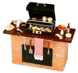 ミニチュア ロイターミニチュア バーベキューグリル 小物つき RP1712-2 ドールハウス用