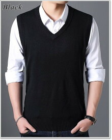 【SALE】【楽天ランキング受賞】ニットベスト メンズ ジレ ベスト ウール 高品質 羊毛 秋 冬 人気 暖かい vネック プルオーバー ニット ゴルフ ビジネス 大きいサイズも充実 40代 50代 60代にも好評 ニットベスト特集