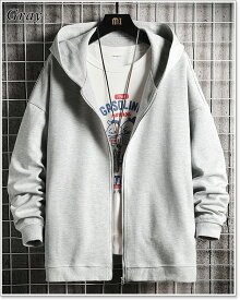 【楽天ランキング受賞】パーカー メンズ ジップアップパーカー 長袖 春 秋 冬 暖かい ジップパーカー スウェット フルジップ ファスナー ブランド おしゃれ 人気 大きいサイズも充実 スウェット特集