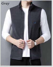 【楽天ランキング受賞】ベスト メンズ ジレ 春 秋 冬 高品質 フリース ムートン ボア カジュアル ジップベスト ジップアップ 厚手 暖かい おしゃれ 大きいサイズも充実 40代 50代 60代にも好評 ジレ・ベスト特集