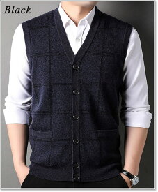 【SALE】ニットベスト メンズ ベスト ニット ウール ビジネス ブランド 春 秋 冬 前開き Vネック多数 40代 50代にも好評【Men’s ニットベスト特集】バナーから↓