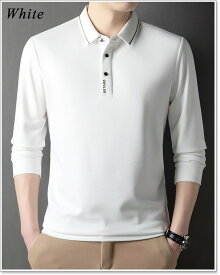 【ポイント超UP】【楽天ランキング受賞】ポロシャツ メンズ 長袖 高品質 春 秋 冬 おしゃれ ゴルフ ブランド カットソー 人気 襟付き 父の日 セール 大きいサイズも充実 40代 50代 60代にも好評 長袖ポロシャツ特集