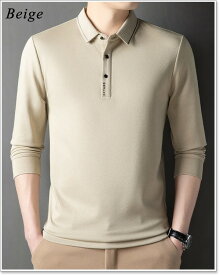 【楽天ランキング受賞】ポロシャツ メンズ 長袖 高品質 春 秋 冬 おしゃれ ゴルフ ブランド カットソー 人気 襟付き 父の日 セール 大きいサイズも充実 40代 50代 60代にも好評 長袖ポロシャツ特集
