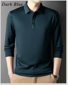 【楽天ランキング受賞】ポロシャツ メンズ 長袖 高品質 春 秋 冬 おしゃれ ゴルフ ブランド カットソー 人気 襟付き 父の日 セール 大きいサイズも充実 40代 50代 60代にも好評 長袖ポロシャツ特集