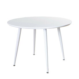 【送料無料】ダイニングテーブル 円形 ラウンド ホワイト 食卓 丸テーブル 単体 スイデコ スイートデコレーション HOLT ホルト