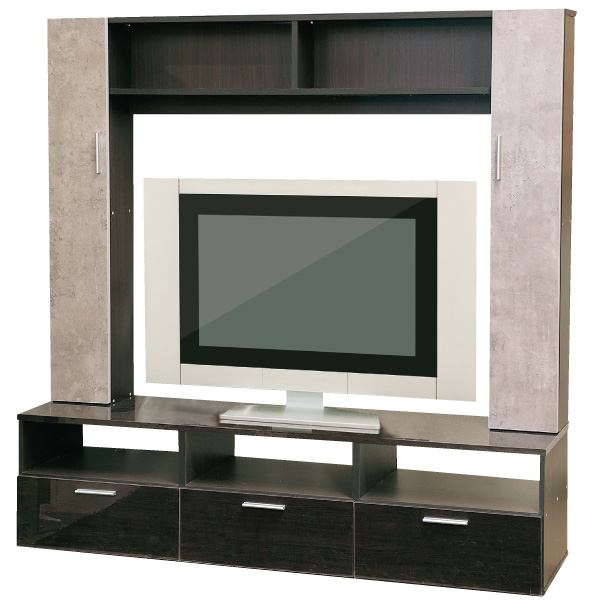 送料無料 激安 大型テレビボード ブラウン グレー スイートデコレーション アローネ 160cm幅 スイデコ 品質保証