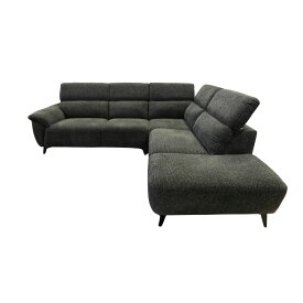 【送料無料】 コーナーソファ エルーラ ブラック