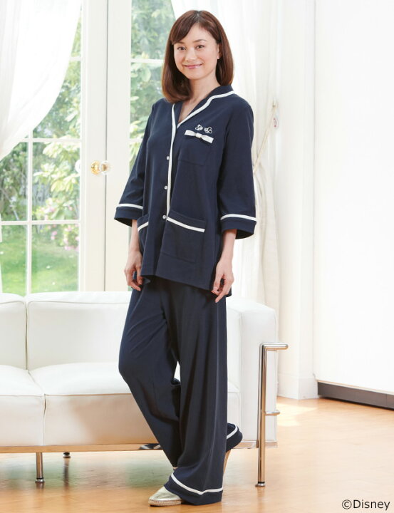 お気に入 ディズニー マキシワンピース 美品 授乳口付き 半袖 ミニー 授乳服