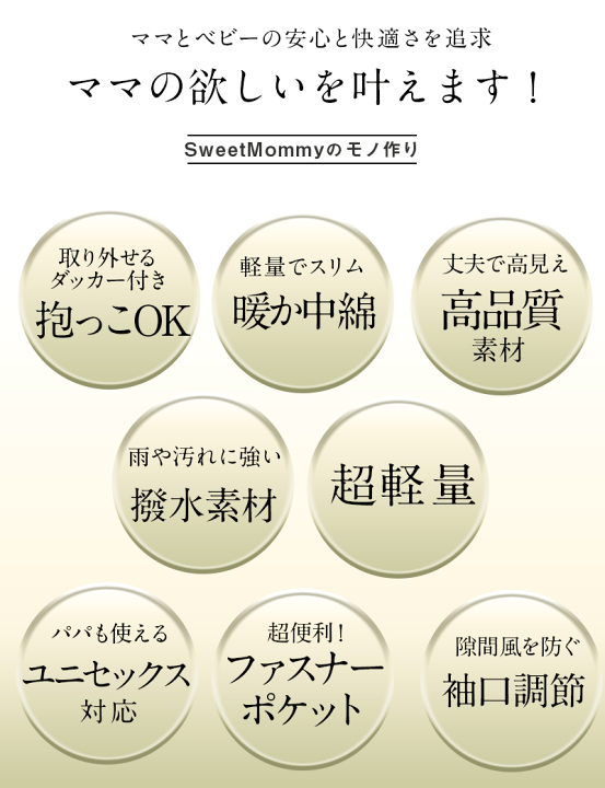 楽天市場】【お年玉2026円OFFクーポン！】 ママコート パパママ兼用