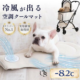空調 クールマット ファン OINUSAMA ONEKOSAMA 保冷剤 4個付き 冷風 送風3段階 ファン 冷却マット 冷感マット ひんやり 散歩 ペット 犬 猫 ペットカート ペットキャリー 洗える 冷却 冷たい 熱中症対策 夏 夏用 暑さ対策 【ブランド公式】