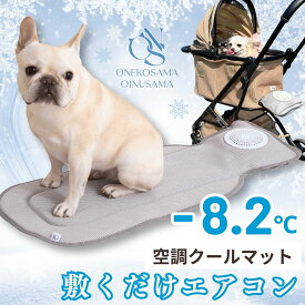 本日終了＼最大P16倍／ 空調 クールマット ファン OINUSAMA ONEKOSAMA 保冷剤 4個付き 冷風 送風3段階 ファン 冷却マット 冷感マット ひんやり 散歩 ペット 犬 猫 ペットカート ペットキャリー 洗える 冷却 冷たい 熱中症対策 夏 夏用 暑さ対策 【ブランド公式】