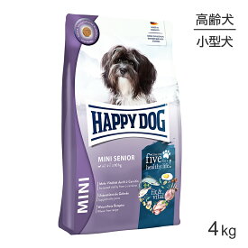 【最大350円オフクーポン■要事前取得】HAPPY DOG ミニ フィット＆バイタル ミニ シニア 小型犬 高齢犬用 4kg (犬・ドッグ)[正規品]