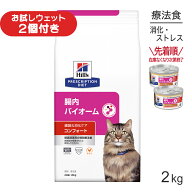 ヒルズ 腸内バイオーム コンフォート 繊維＆消化ケア 療法食 2kg (猫・キャット)[正規品]