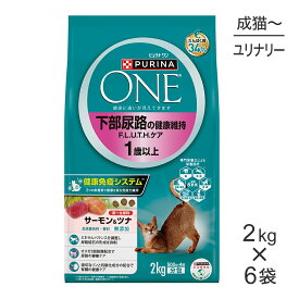 【マラソン中最大ポイント10倍※要エントリー】【2kg×6袋】ネスレ ピュリナ ワン キャット 下部尿路の健康維持 F.L.U.T.H.ケア 1歳以上 サーモン＆ツナ (猫・キャット)[正規品]